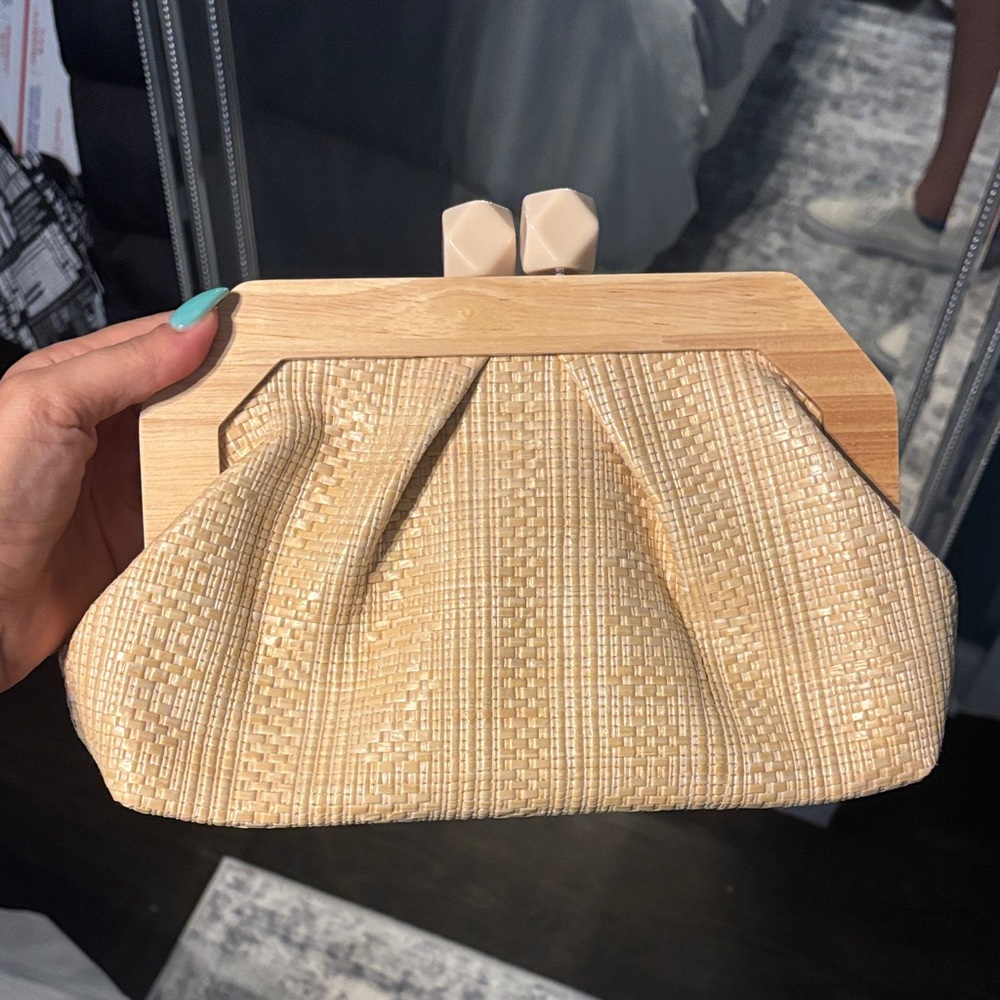Elegant Tan Clutch Bag
